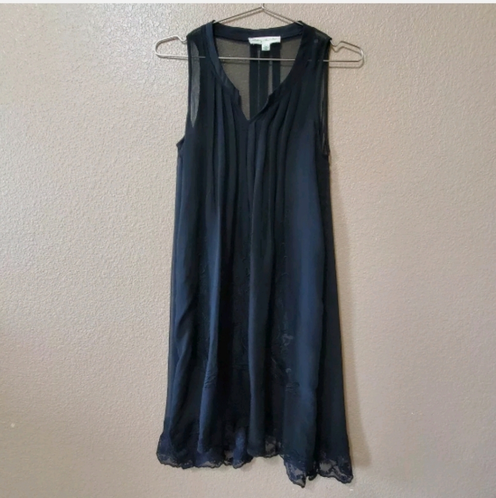 Anthropologie Staring At Stars Black Dress Sz XS